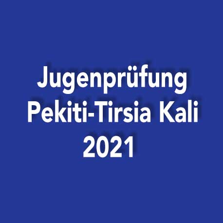 Jugendprüfung Pekiti-Tirsia Kali 2021